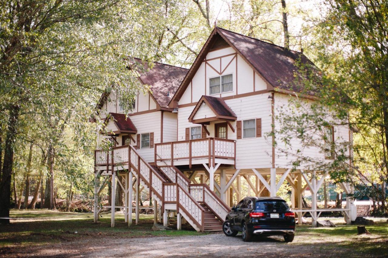 Riverbend Motel & Cabins Helen Exteriör bild