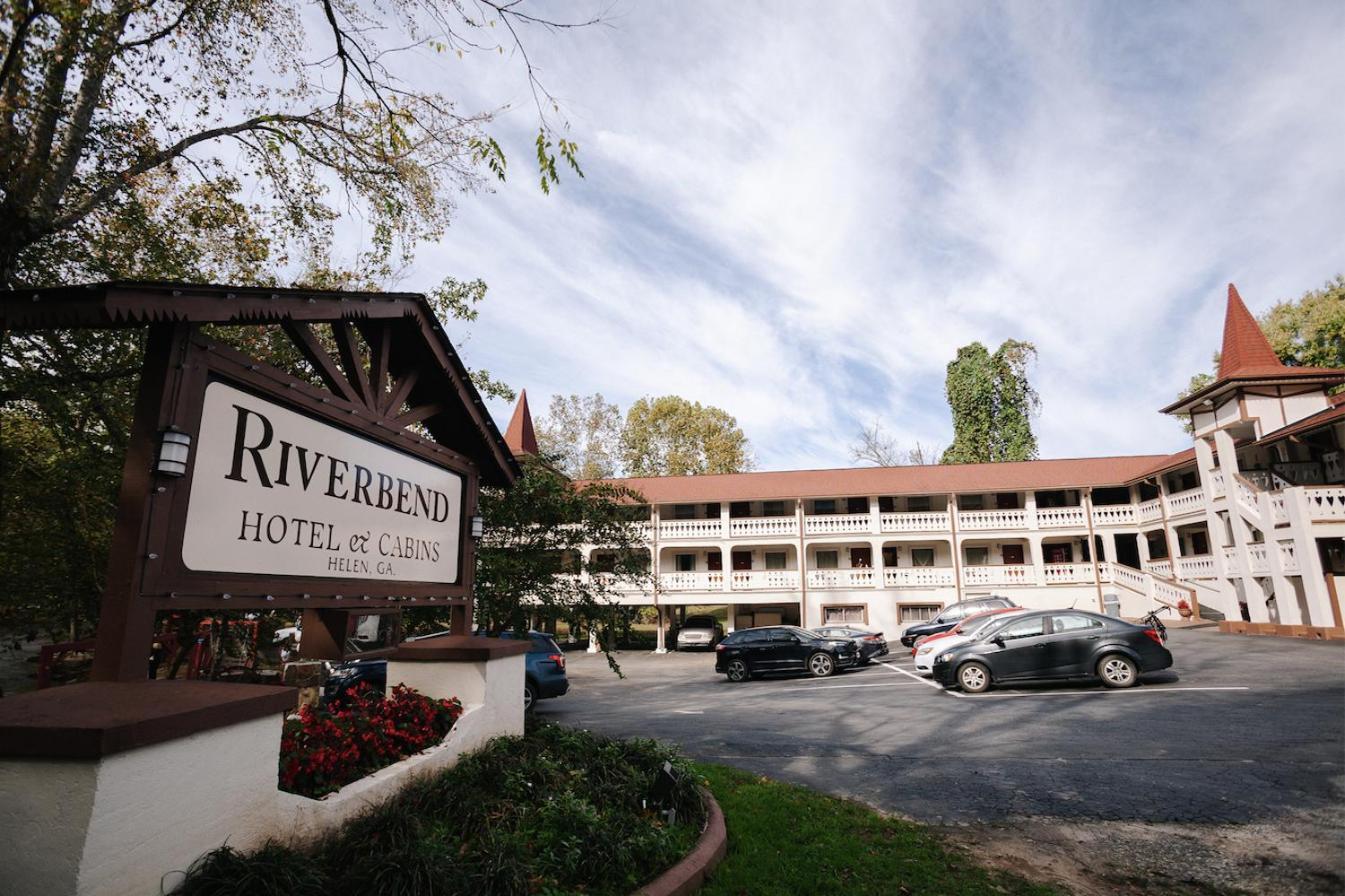 Riverbend Motel & Cabins Helen Exteriör bild